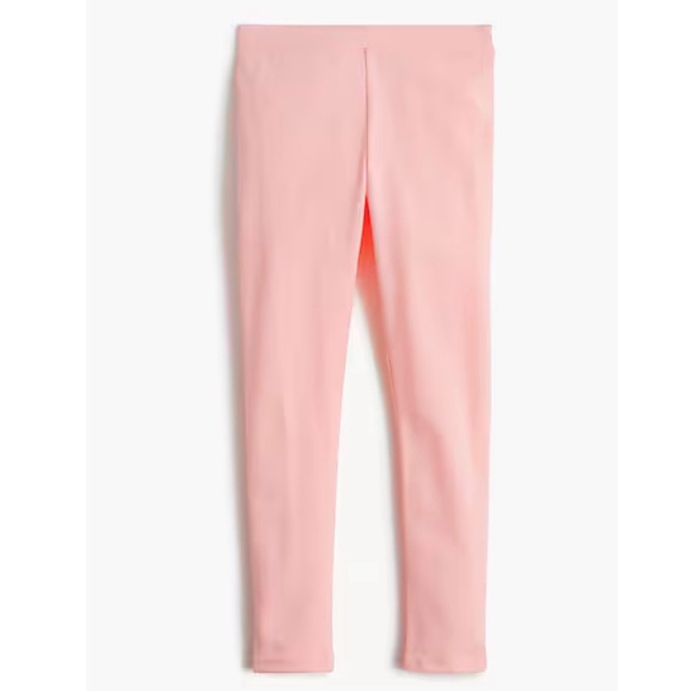 J. Crew Girls Light Pink Cotton Leggings NWT